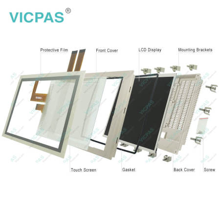 NS12-TS00-ECV2 Omron NS12 Series HMI Touchscreen Panel Glass