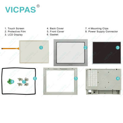 Pro-face PFXGP4501TMA PFXGP4501TMD Panel Glass Overlay