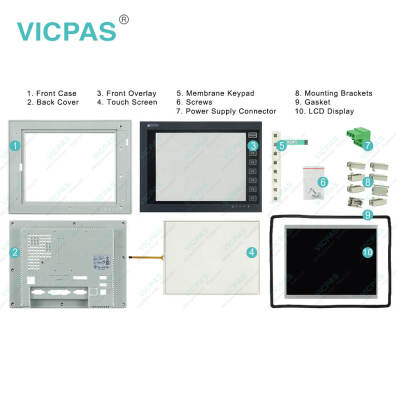 PWS6A00T-PE Front Overlay Touch Membrane Terminal Keypad Enclosure