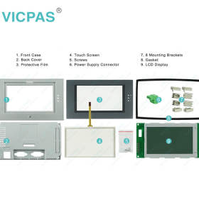 PWS6500S Touchscreen Front Overlay LCD Display HMI Case