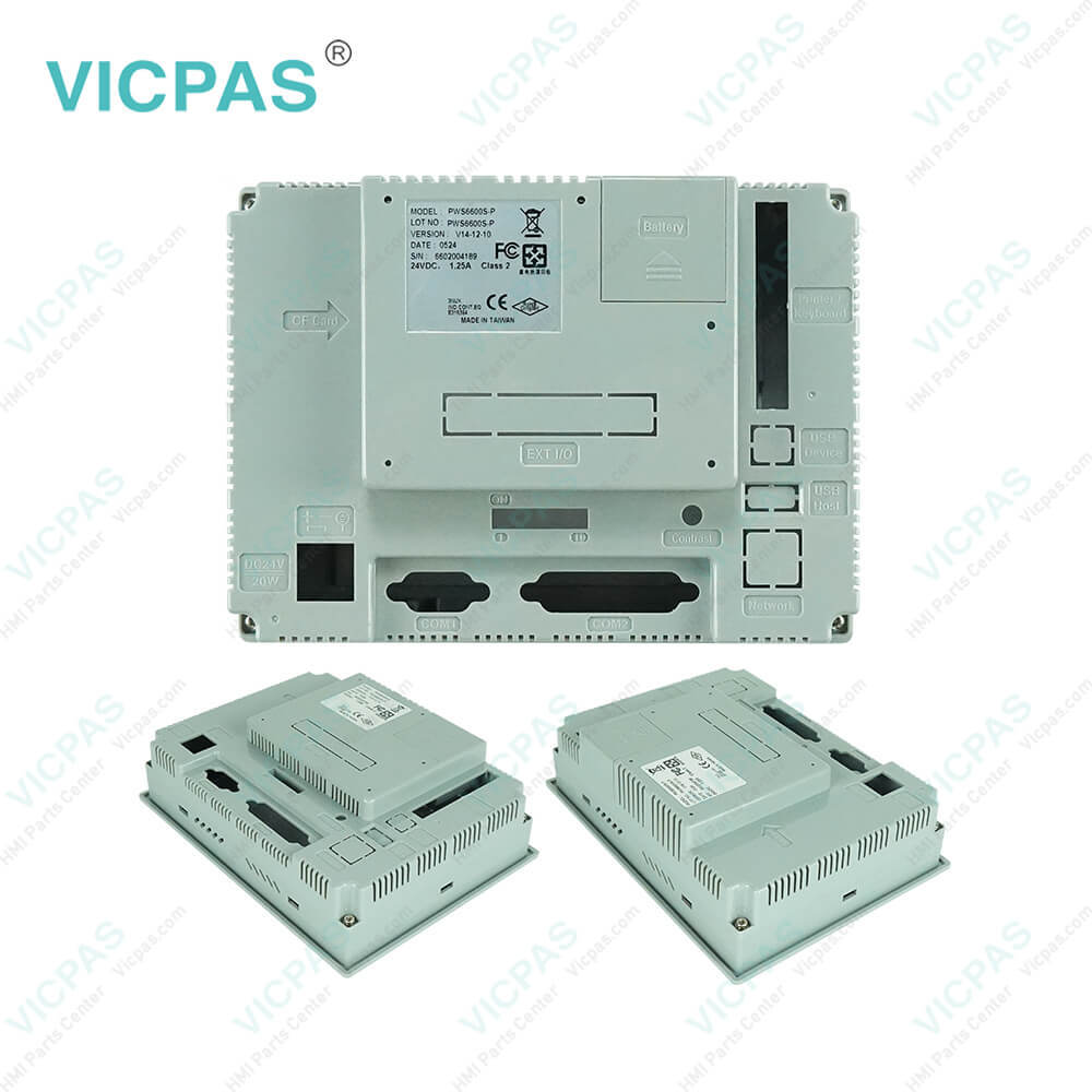 PWS6600C-S Touch Panel LCD Screen Membrane Keypad Overlay Plastic Cover Body