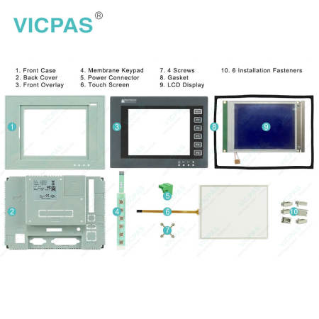 PWS6620T-PB Touch Digitizer Protective Film Keypad LCD Body