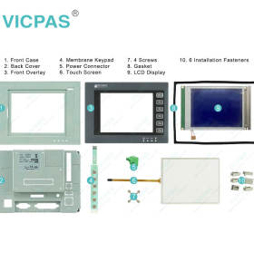 PWS6620T-N Front Overlay Touch Screen Monitor LCD Housing
