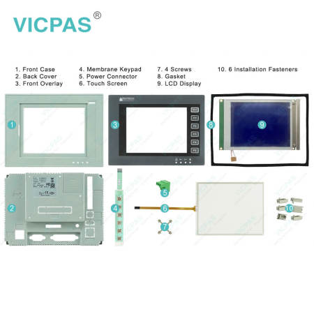 PWS6620T-N Front Overlay Touch Screen Monitor LCD Housing