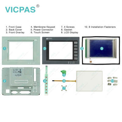 PWS6620T-N Front Overlay Touch Screen Monitor LCD Housing