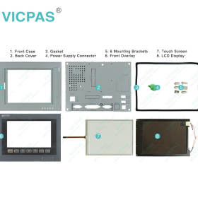 PWS6700T-PC Front Overlay Touch Screen Keyboard LCD Enclosure