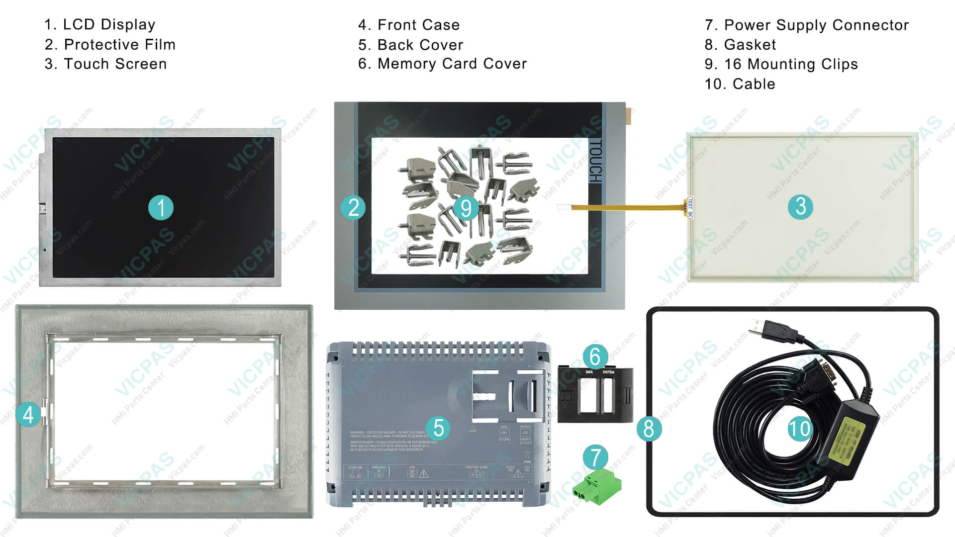 TP900 Comfort HMI Spare Parts from VICPAS