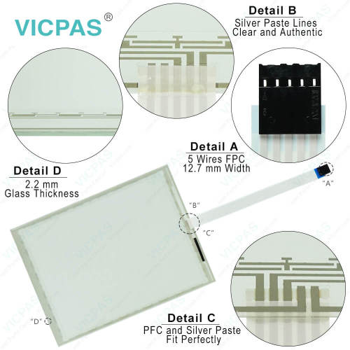 B104N18AG20-01 HMI Touch Glass Replacement