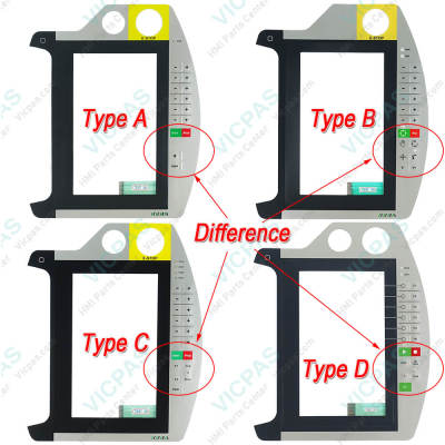 KeTop T70 Handheld Terminal Operator Keyboard Panel Glass