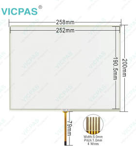 1201-680 B TTI 0516-X123 03-TW Touch Digitizer Glass