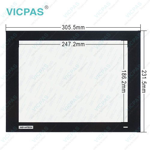 Advantech TPC-1282T-533AE Front Overlay Touchpad Repair