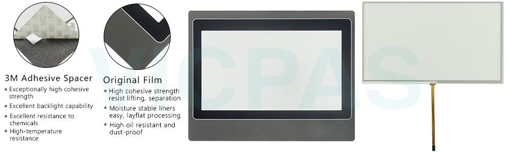 PanelMaster VB1100-H B1R1C41 VK100-N0CXN VK100-N0CXQ Front Overlay HMI Panel Glass Replacement PanelMaster VB1100-H B1R1C41 VK100-N0CXN VK100-N0CXQ Front Overlay HMI Panel Glass Replacement