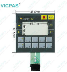 UNITRONICS Vision120 V120-22-T40 Keypad Membrane Switch