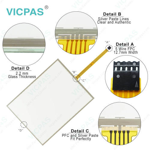 83F4-4180-F0123 TR5-150F-12N Touch Screen Panel Glass