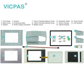 Touchscreen Panel Front Overlay for 4PP065.0571-K02