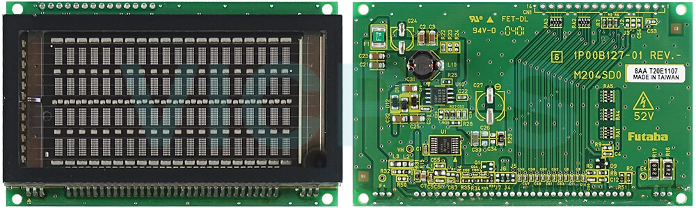 M204SD08AA Futaba LCD Display Screen Repair Replacement M204SD08AA Futaba LCD Display Screen Repair Replacement
