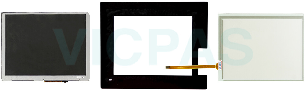 Mitsubishi GT14 series HMI GT1455-QTBD LCD Display Panel Front overlay MMI Touch Screen Repair Kit