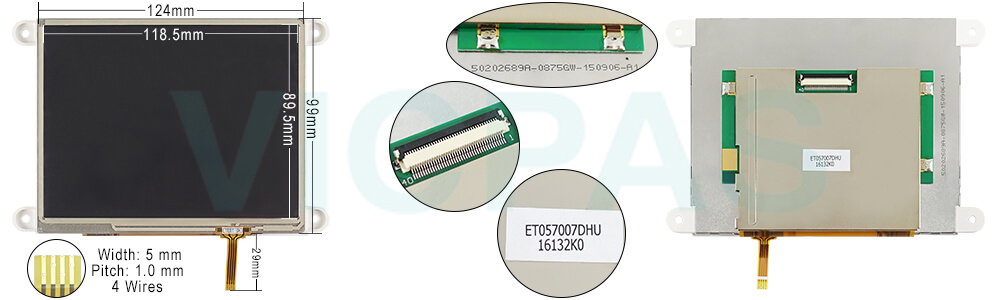 Brand New Original ET057007DHU EDT Touch Digitizer LCD Display Panel Repair Replacement