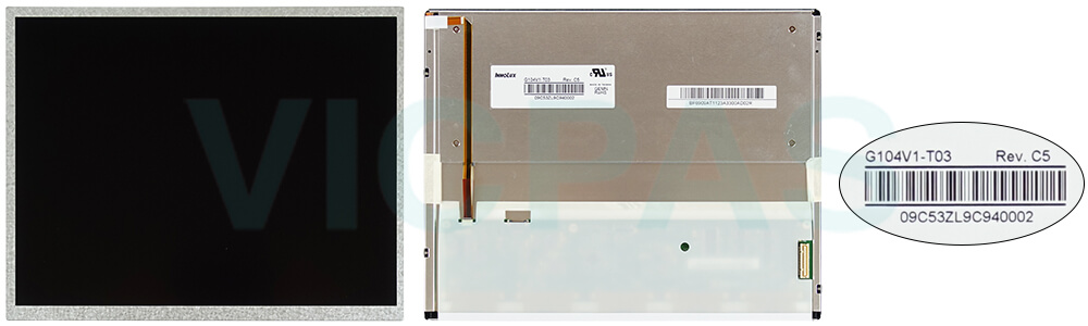 G104V1-T03 REV C5 Brand New Original INNOLUX LCD Display Screen Repair Replacement