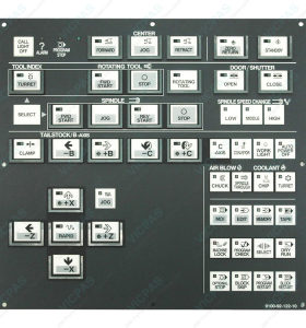 9100-92-122-20 Hitachi Seiki TS15 Machine Keyboard Membrane