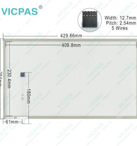 Higgstec T185S-5RBF01N-0A18R0-300FH Touch Digitizer Glass