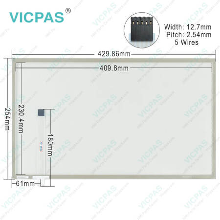 Higgstec T185S-5RBF01N-0A18R0-300FH Touch Digitizer Glass