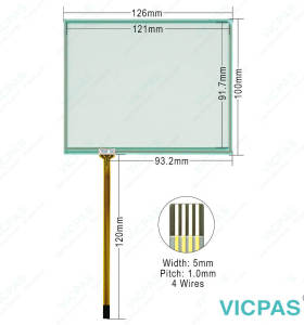 TSW55264D HMI Touch Glass Replacement