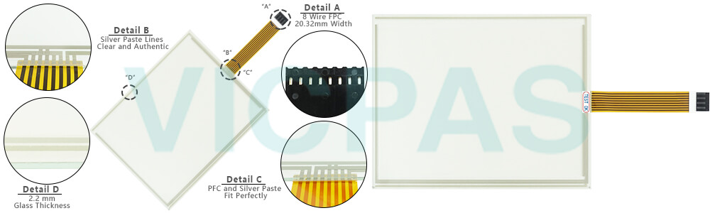 Kienzle Systems T09.00296.01 140103.000190 Touch Screen Replacement