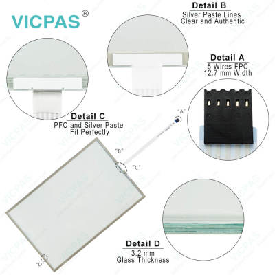 Higgstec T220S-5RB001N-0A28R0-300FH Panel Glass