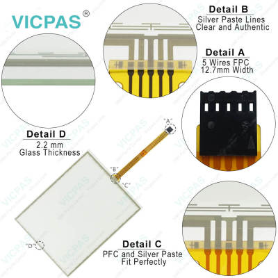 CP7911-1024-0000 Touch Screen Film Terminal Keypad LCD Panel Repair