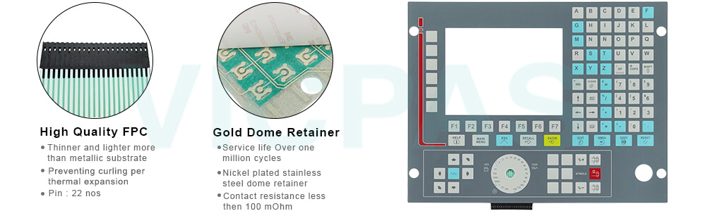 FAGOR CNC 8035TC 8035T K070130C06 ML2291 BOT Keypad Membrane Switch Repair Replacement