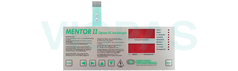 Emerson Control Techniques Mentor II DC Drive M550-14ICD Keypad Membrane Switch Repair Replacement Emerson Control Techniques Mentor II DC Drive M550-14ICD Keypad Membrane Switch Repair Replacement