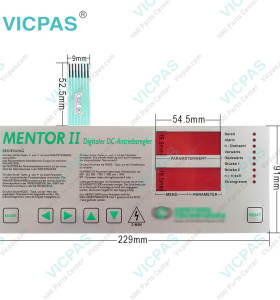 CONTROL TECHNIQUES M75GB14 30KW MENTOR II Digital DC DRIVE Keypad Membrane