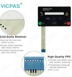 INGERSOLL RAND SSR M22-150 KW P/N: 39842786 INTELLISYS CONTROLLER Membrane Keypad Switch