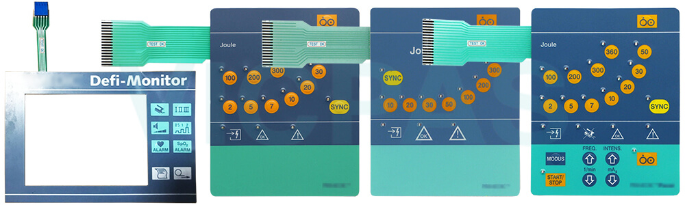 PRIMEDIC Defi-Monitor Joule DM10 DM30 M240 DM1 EC01 1 Keypad Membrane Switch Repair Replacement
