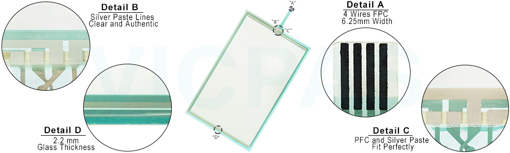 DMC TP Series TP-3898S1 Touch Screen Glass Repair Replacement