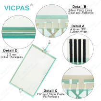TP-3898S1 DMC TP Series HMI Panel Glass Replacement