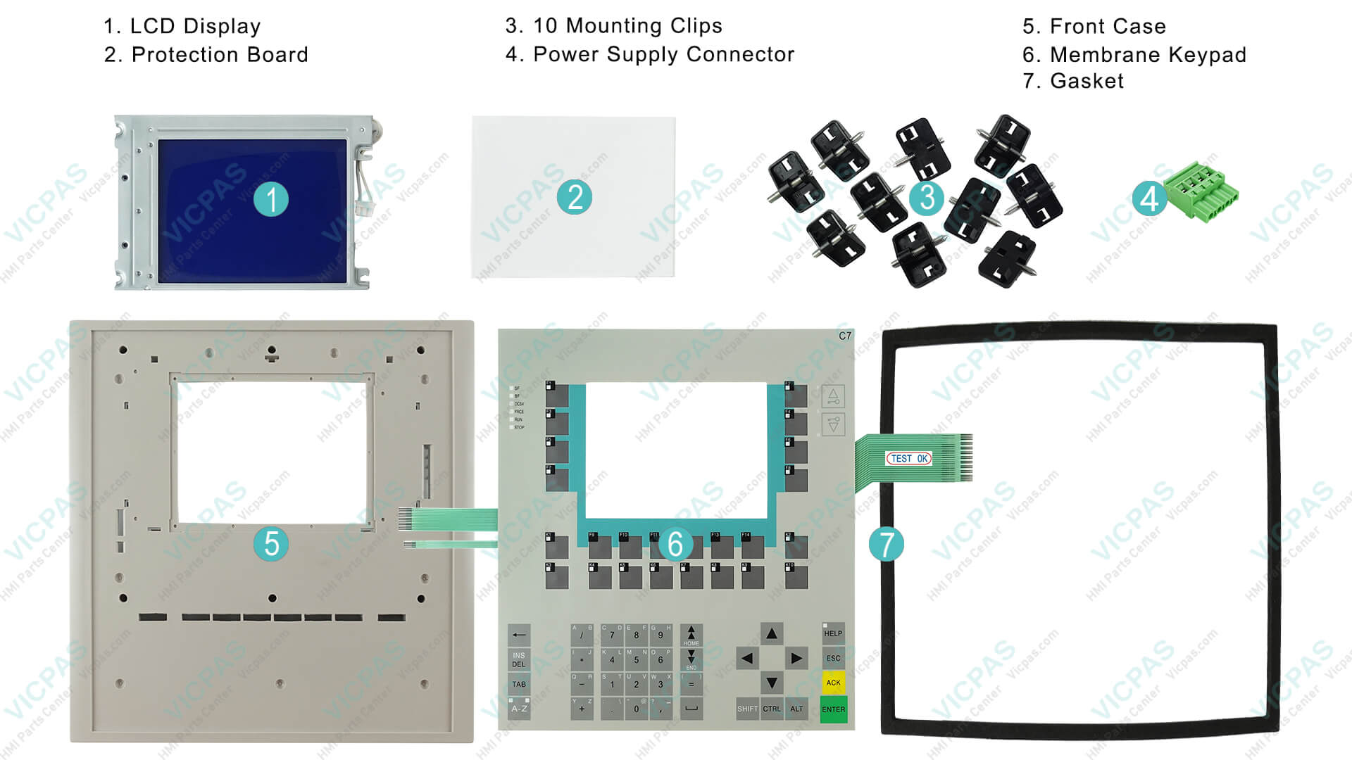 Siemens C7 635 Repair Parts | VICPAS