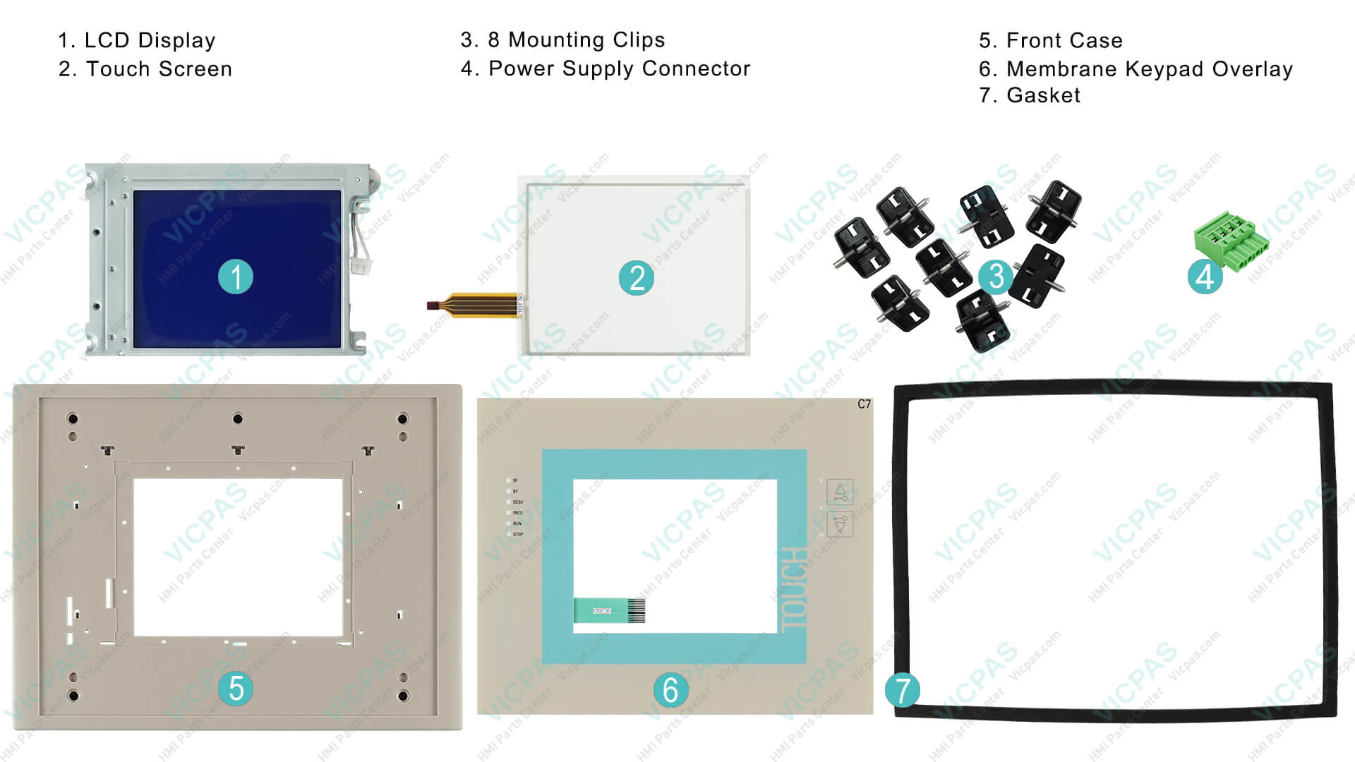 Siemens C7 635 Repair Parts | VICPAS