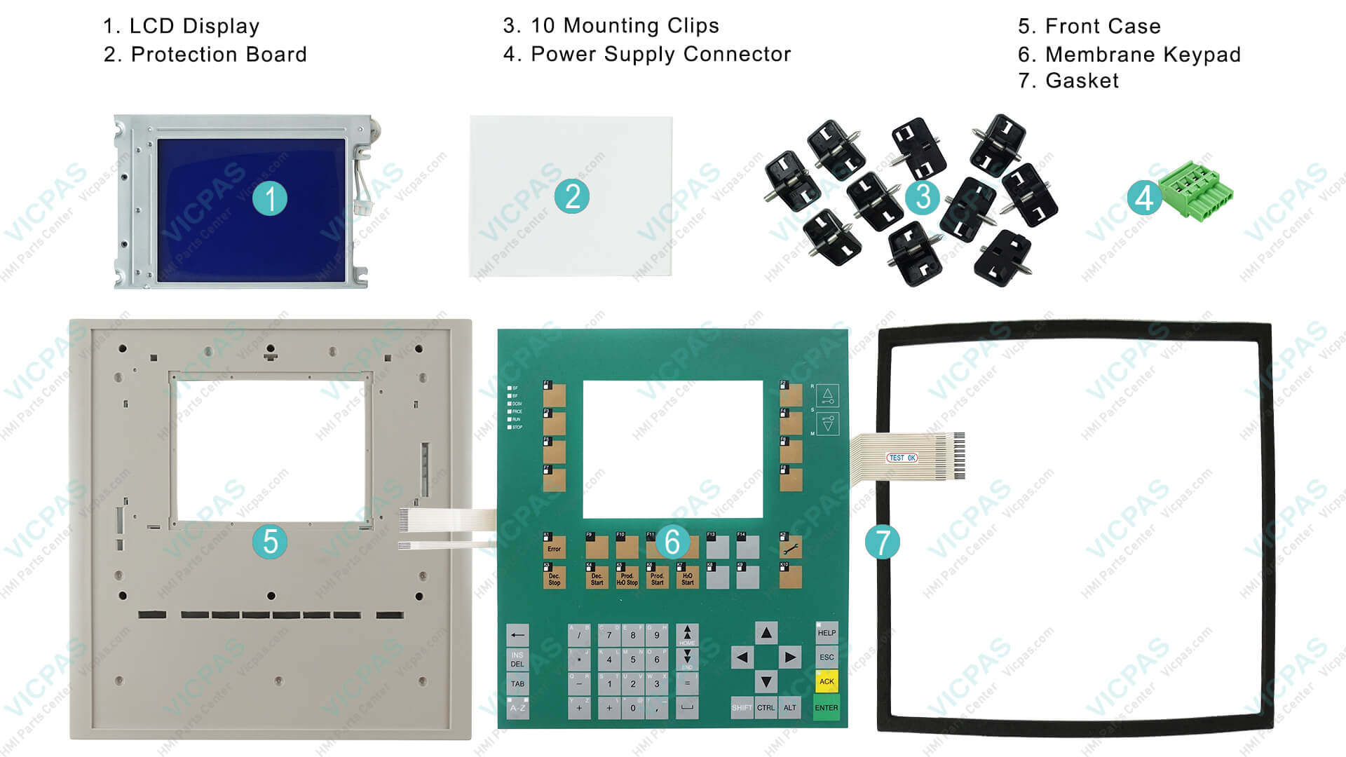 Siemens C7 635 Repair Parts | VICPAS