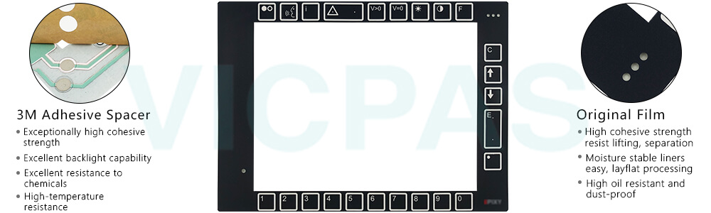 Siemens PIXY INC60.12 Control Panel Monitor Membrane Keypad Switch Replacement Siemens PIXY INC60.12 Control Panel Monitor Membrane Keypad Switch Replacement