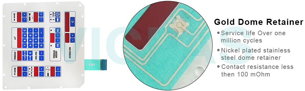 HANDTMANN VF 50 Vacuum Stuffer Keypad Membrane Switch Repair Replacement HANDTMANN VF 50 Vacuum Stuffer Keypad Membrane Switch Repair Replacement