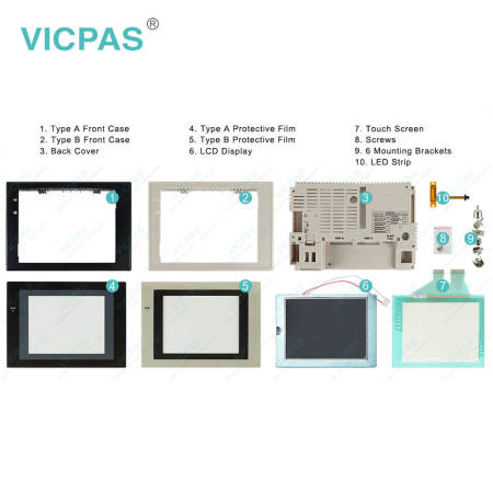 NS5-MQ01-V2 Ormon NS5 Serires HMI Touchscreen Repalcement