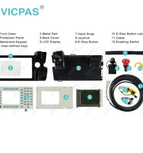TPU2-EX 3HNE00442-1/03 Teach Pendant Keyboard LCD Display Case