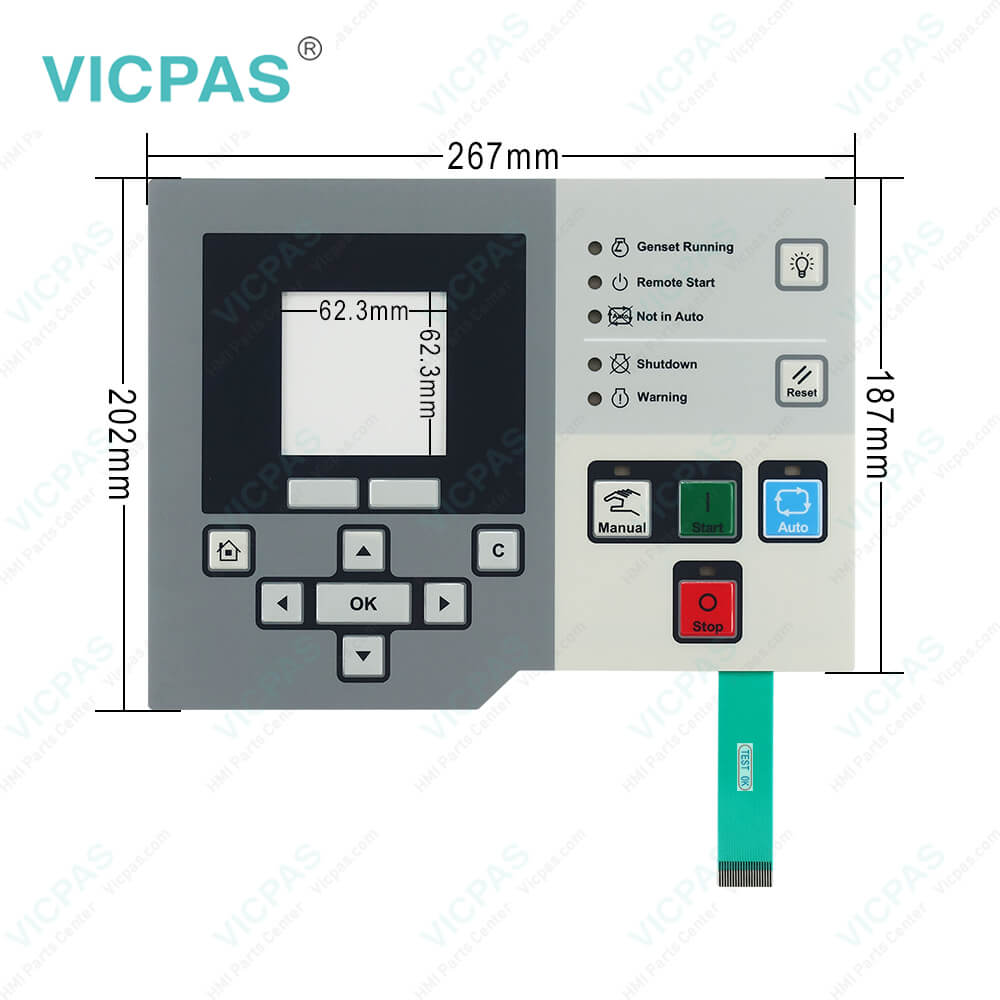 Tastiera A Membrana Per Cummins PCC1302 HMI220 – Interruttore Keypad 0300-6314-01 Nuovo