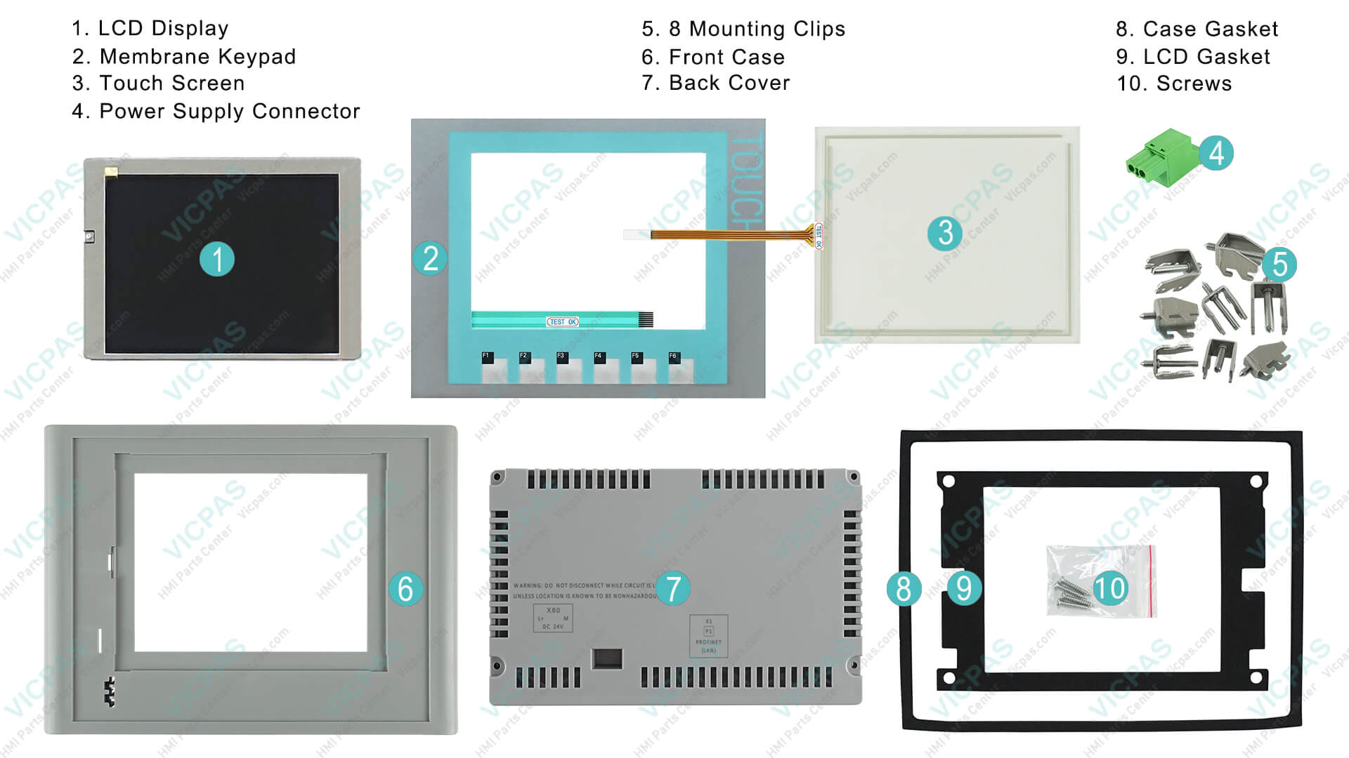 Siemens KTP600 Repair Parts | VICPAS