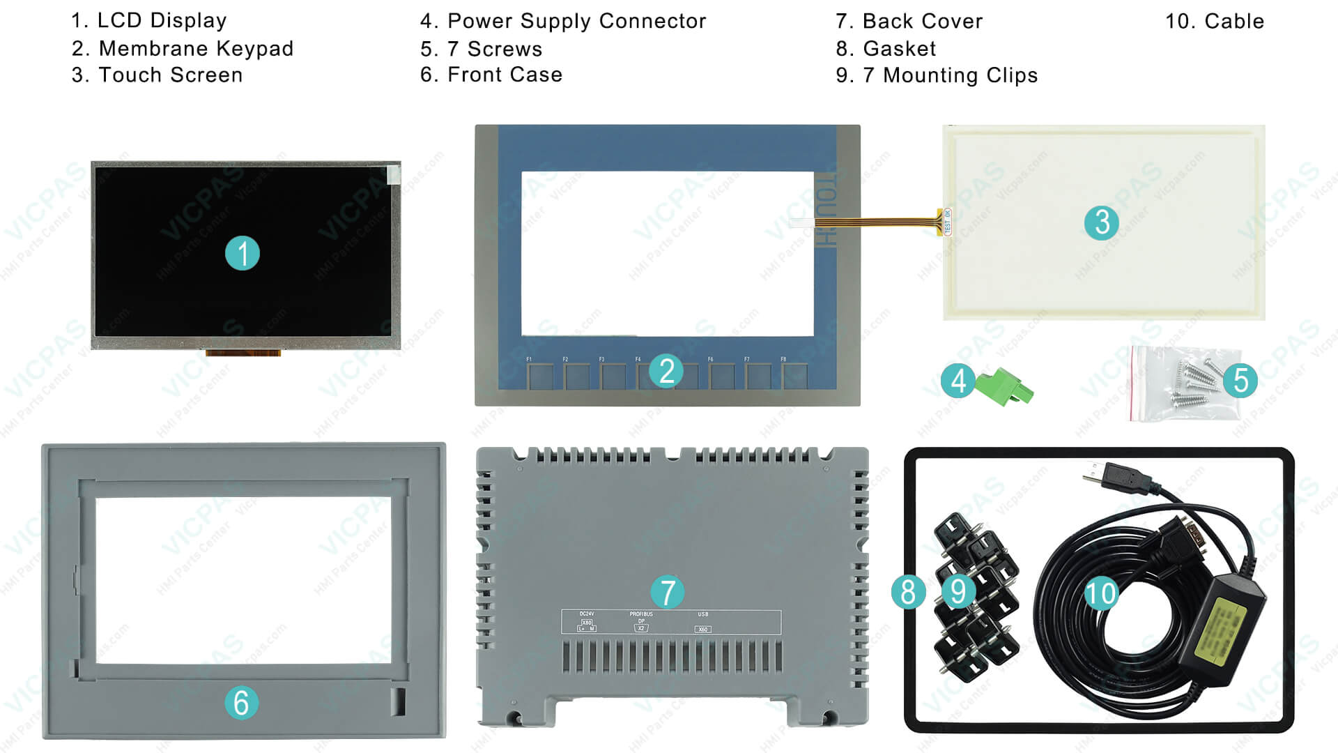 Siemens KTP700 Repair Parts | VICPAS