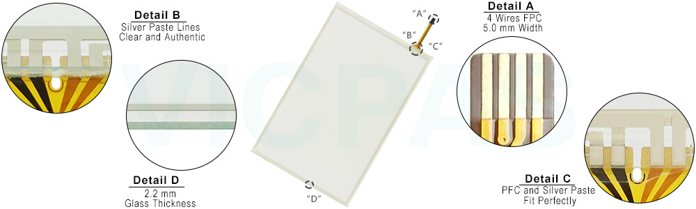 AT-4041 KeTop T200-M0A-Z20-WES7 KEBA Membrane Switch MMI Touch Screen Replacement
