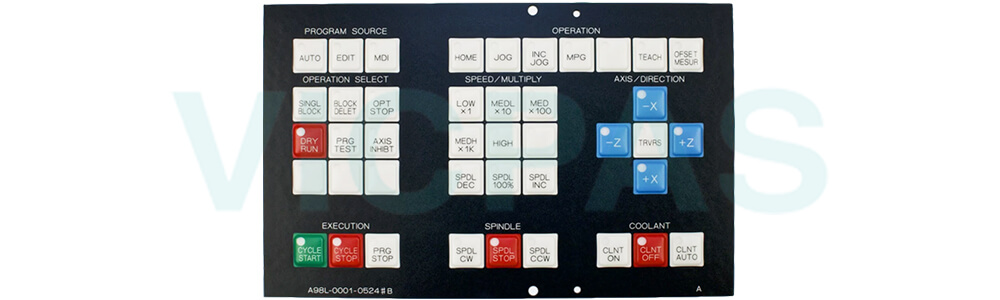 A98L-0001-0524#B GE Fanuc Membrane Switch Replacement