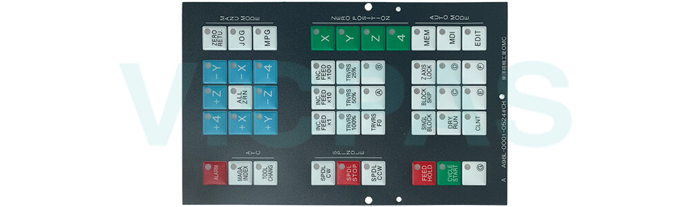 GE Fanuc A98L-0001-0524#CH A98L-0001-0524 #CH Keypad Membrane Switch Repair Replacement